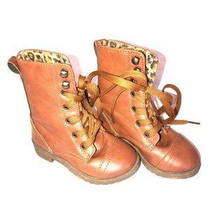 Toddler Girl Combat Boots